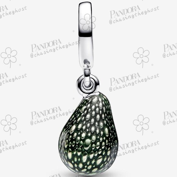 Pandora Avocado Double Dangle Charm - Picture 2 of 5